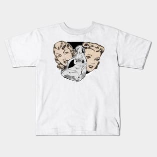 Three reflective girls Kids T-Shirt